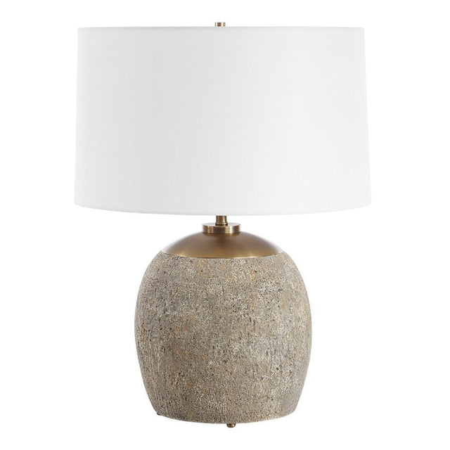 Modern European furniture - Brown Concrete Table Lamp by Uttermost Raylan - www.oroa.com