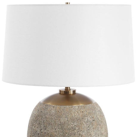 Modern European furniture - Brown Concrete Table Lamp by Uttermost Raylan - www.oroa.com