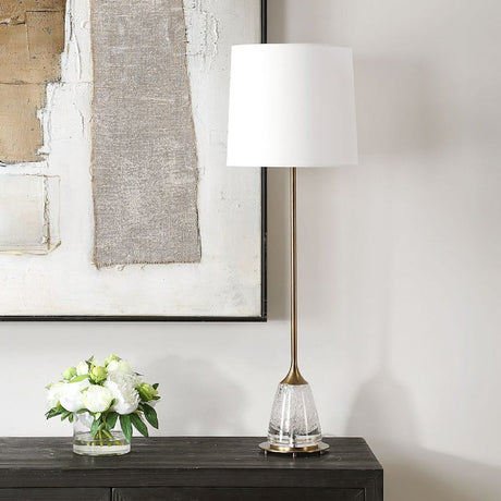 Seeded Glass Buffet Lamp by Uttermost Alistair, alternate view 2