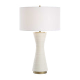 White Ceramic Table Lamp by Uttermost Ridgeline