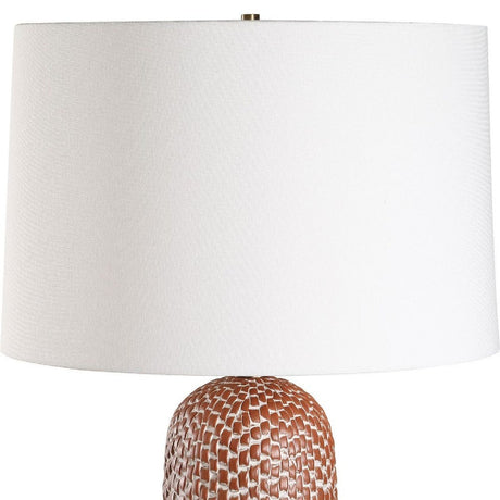 Modern European furniture - Brown Porcelain Table Lamp by Uttermost Maclura - www.oroa.com