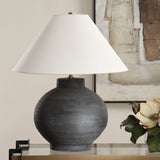 Black Porcelain Table Lamp by Uttermost Tramore, alternate view 2