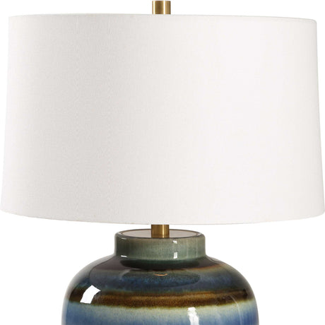 Multi-Toned Ceramic Table Lamp by Uttermost Judarn, alternate view 4