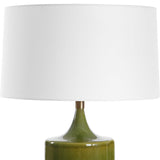 Modern European furniture - Green Crackled Ceramic Table Lamp - www.oroa.com