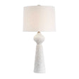 White Coarse Ceramic Table Lamp by Uttermost Sonata