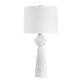 White Coarse Ceramic Table Lamp by Uttermost Sonata, alternate view 3