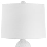 White Coarse Ceramic Table Lamp by Uttermost Sonata, alternate view 4