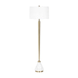 Modern European furniture - Tapered Brass Floor Lamp - www.oroa.com