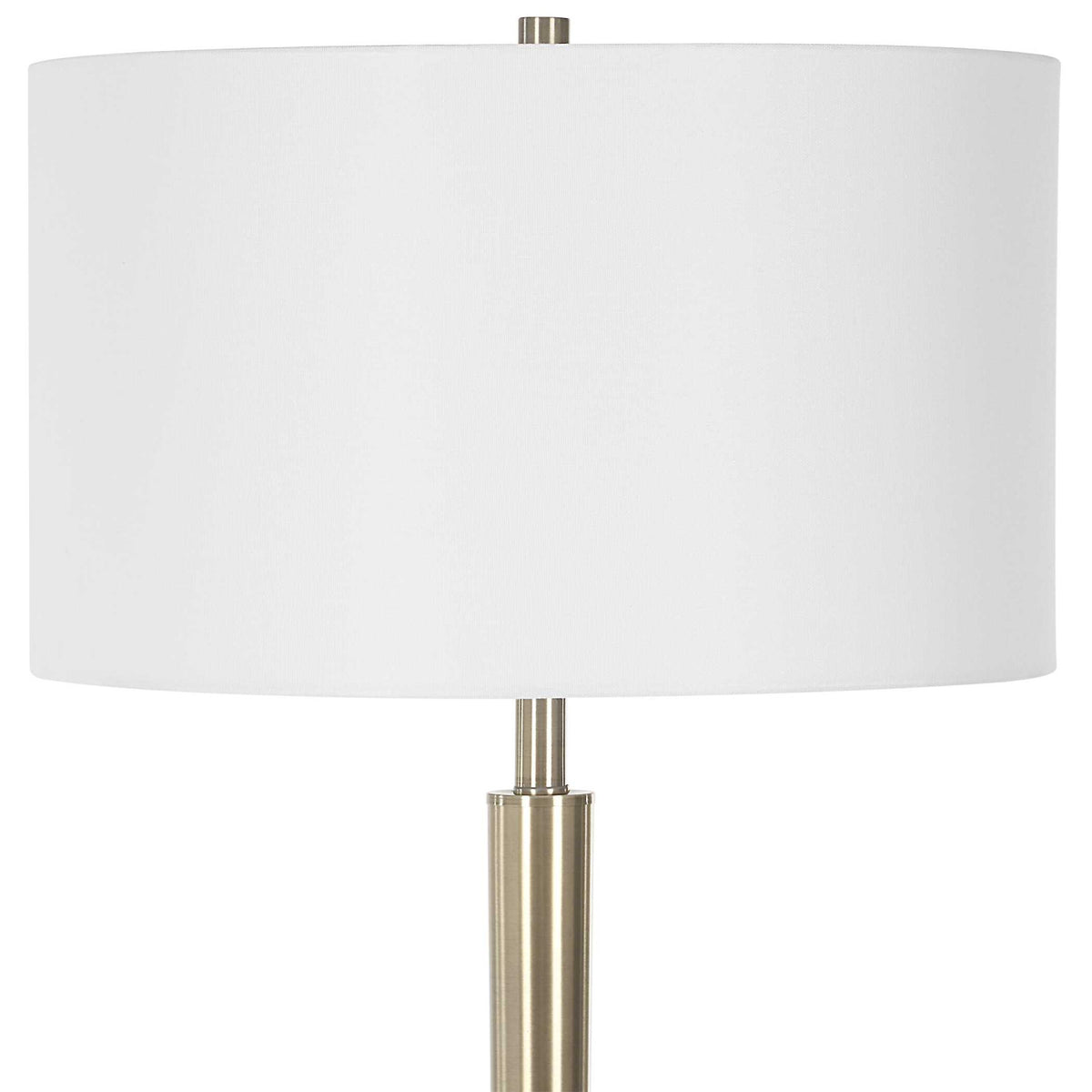 Modern European furniture - Tapered Brass Floor Lamp - www.oroa.com