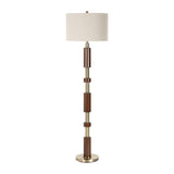 Wooden Cylinders Floor Lamp | Uttermost Stacked - www.oroa.com
