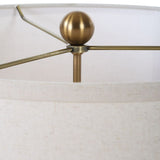 Glass Base Linen Table Lamp | Uttermost Cardoni - www.oroa.com