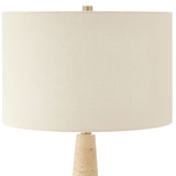 Modern European furniture - Tapered Beige Travertine Table Lamp by Uttermost Perkins - www.oroa.com