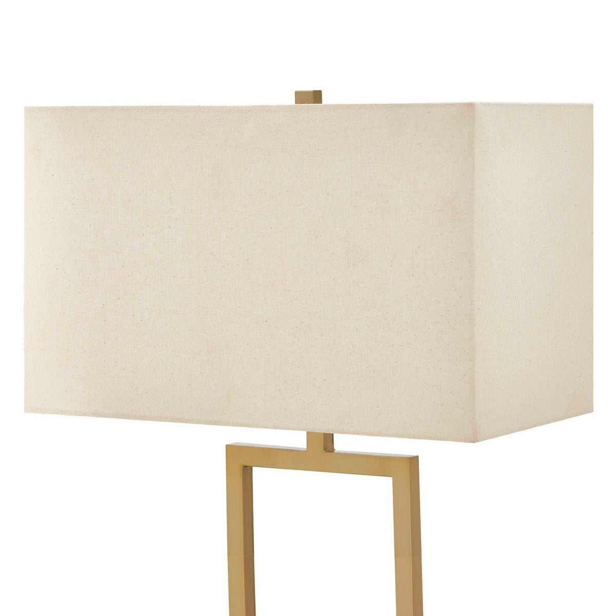 Modern European furniture - Gold Framed Travertine Table Lamp - www.oroa.com