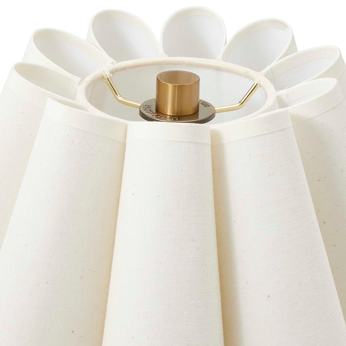 Modern European furniture - White Fluted Fabric Table Lamp - www.oroa.com