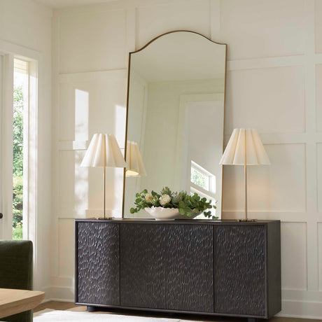 Modern European furniture - White Fluted Fabric Table Lamp - www.oroa.com
