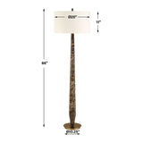 Emperador Brown Marble Floor Lamp by Uttermost Tyree, alternate view 4
