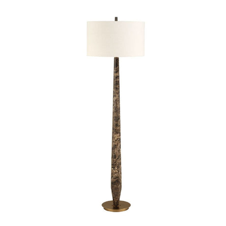 Emperador Brown Marble Floor Lamp by Uttermost Tyree