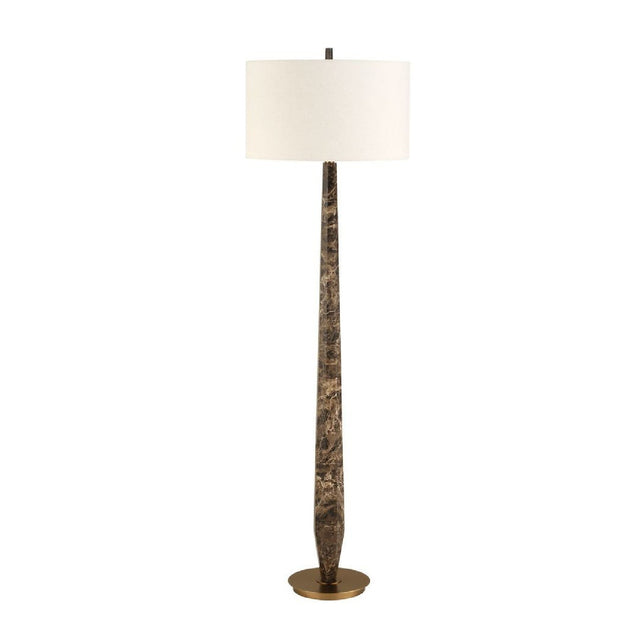 Emperador Brown Marble Floor Lamp by Uttermost Tyree