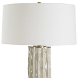 Modern European furniture - Taupe Ceramic Ridged Table Lamp by Uttermost Panili - www.oroa.com