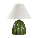 Modern European furniture - hanneled Green Ceramic Table Lamp by Uttermost Renna - www.oroa.com