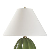 Modern European furniture - hanneled Green Ceramic Table Lamp by Uttermost Renna - www.oroa.com