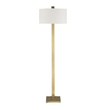 Curved Antique Brass Floor Lamp by Uttermost Laight, alternate view 3