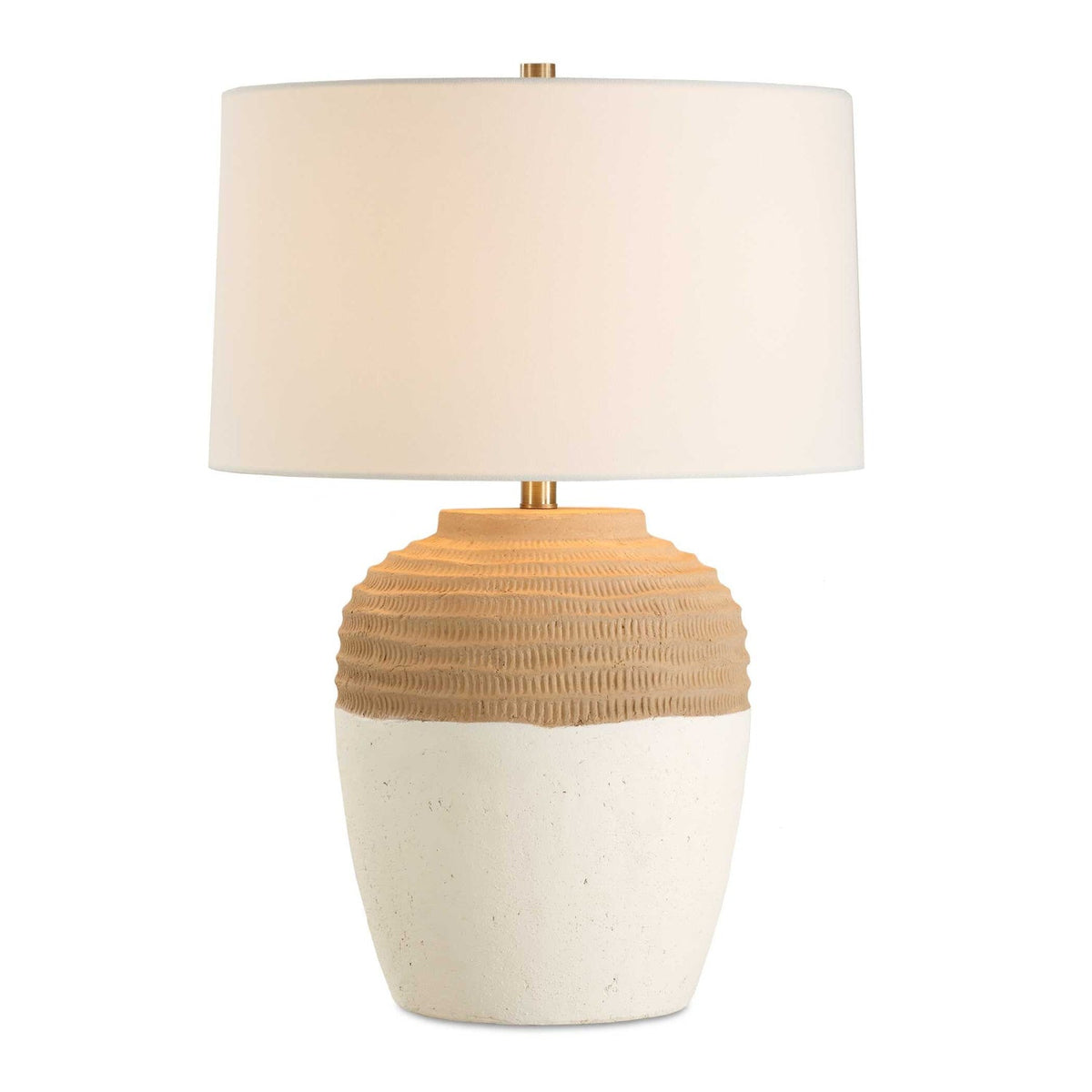 Modern European furniture - Ceramic Two-Toned Table Lamp - www.oroa.com