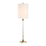 Embossed Crystal Column Buffet Lamp by Uttermost York, alternate view 3