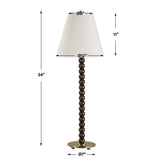 Stacked Wooden Spheres Buffet Lamp by Uttermost Gallus, alternate view 4