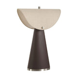 Modern European furniture - Tapered Brown Leather Table Lamp by Uttermost Conover - www.oroa.com