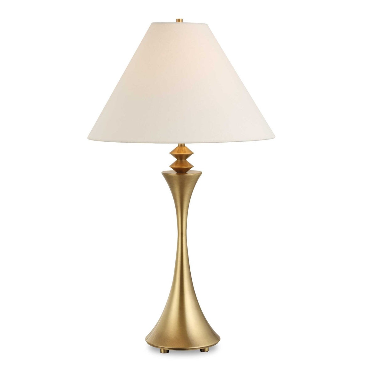 Modern European furniture - Flared Brass Table Lamp by Uttermost   Shaefer - www.oroa.com