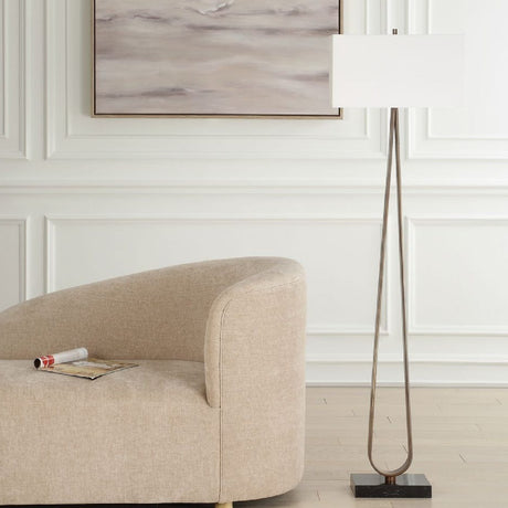 Minimalist Bronze Floor Lamp by Uttermost Galloway, alternate view 2