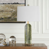 Modern European furniture - Green Marble Table Lamp by Uttermost Moorea - www.oroa.com