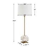 White Coral Sculpture Buffet Lamp by Uttermost Caronia, alternate view 5