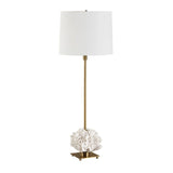 White Coral Sculpture Buffet Lamp by Uttermost Caronia