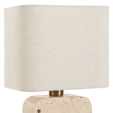 Modern European furniture - Travertine Elephant Accent Lamp - www.oroa.com
