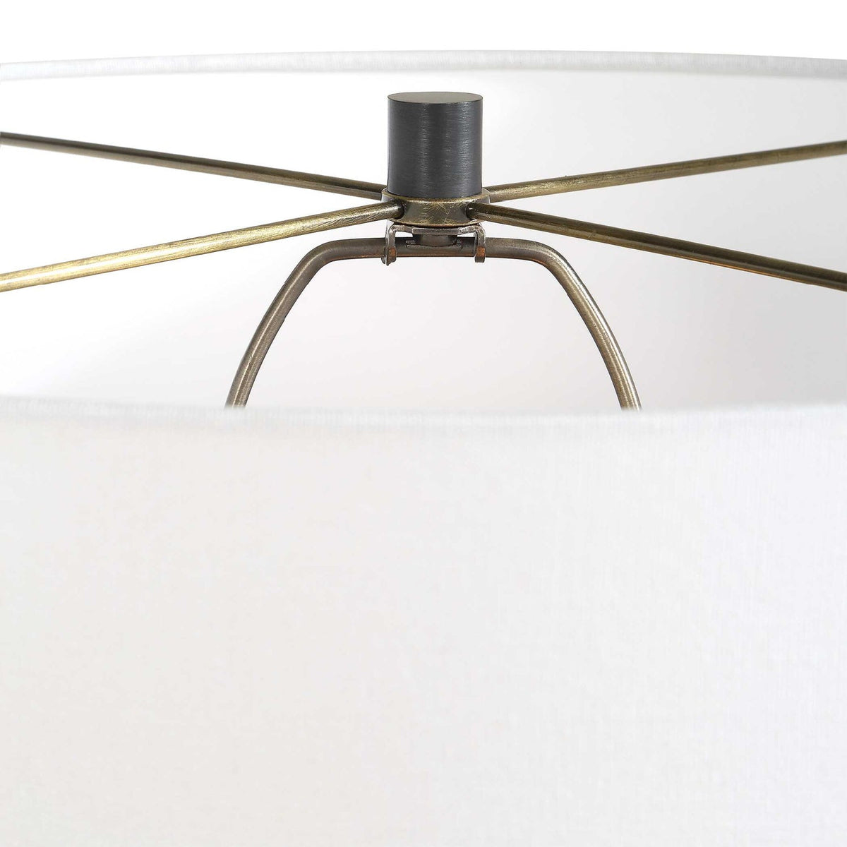 Modern European furniture - Aged Gray Ceramic Table Lamp by Uttermost Rock of Ages - www.oroa.com