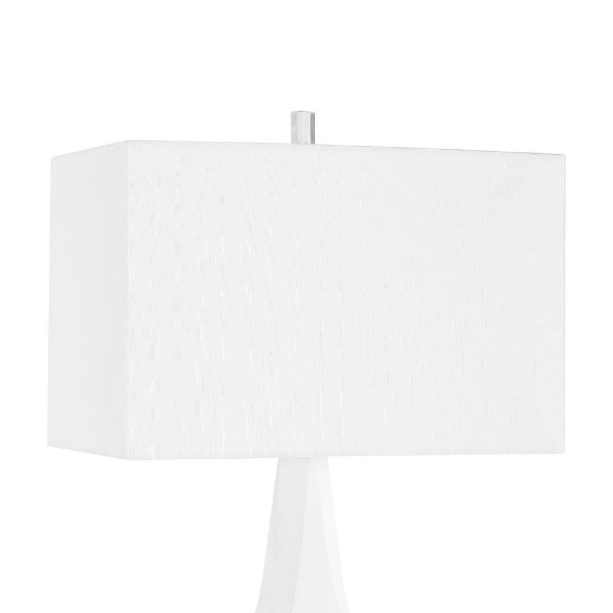 White Sculptural Table Lamp by Uttermost Mayme, alternate view 8