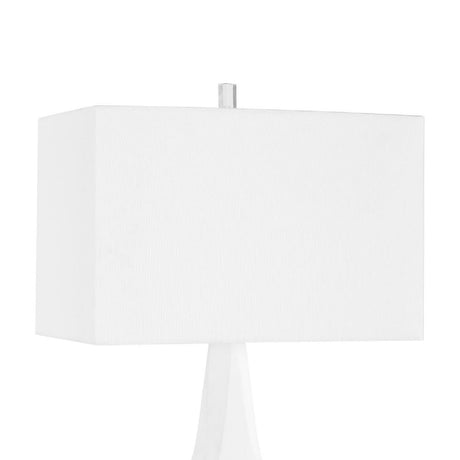 White Sculptural Table Lamp by Uttermost Mayme, alternate view 8