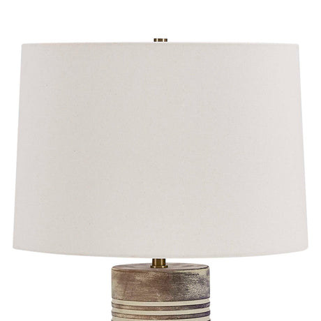 Ceramic Earth-Toned Table Lamp by Uttermost Vale, alternate view 4