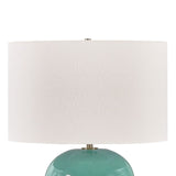 Teal Glazed Ceramic Table Lamp by Uttermost Hollis, alternate view 5