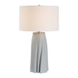 Modern European furniture - Light Blue Ceramic Table Lamp - www.oroa.com