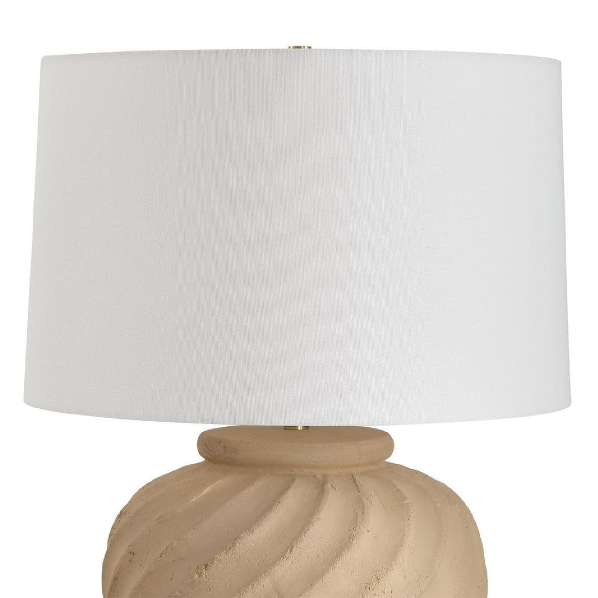 Reeded Terracotta Table Lamp by Uttermost Farai, alternate view 6