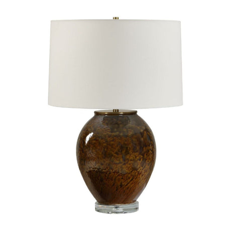 Brown Glaze Ceramic Table Lamp by Uttermost Rye, alternate view 3