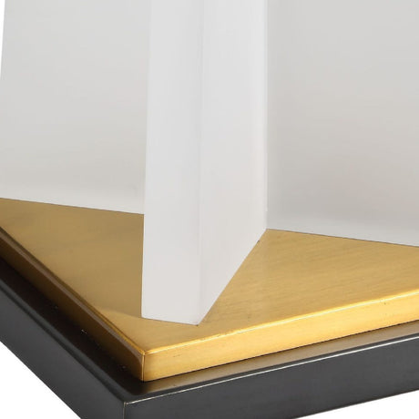 Frosted White Floor Lamp | Uttermost Rosin - www.oroa.com