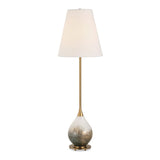 Smoked Bronze Glass Buffet Lamp by Uttermost Cardoni
