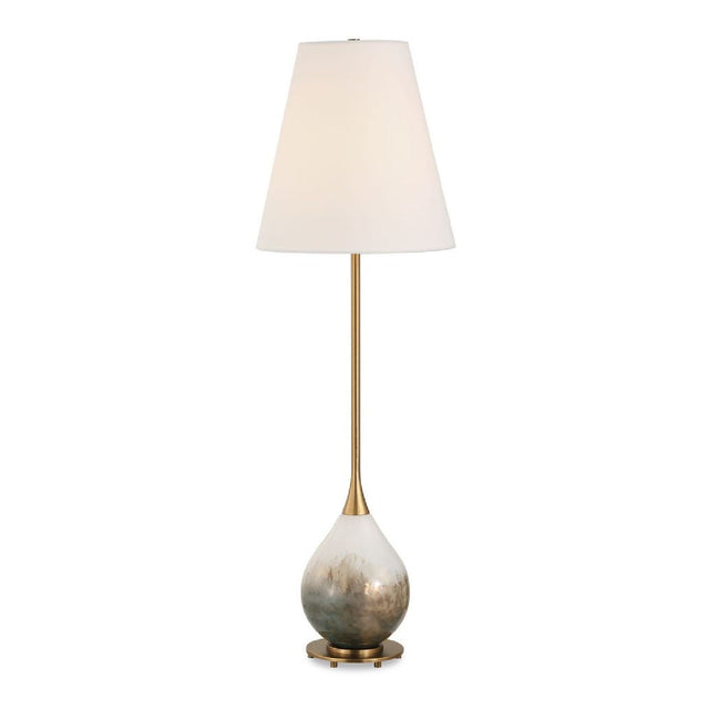 Smoked Bronze Glass Buffet Lamp by Uttermost Cardoni