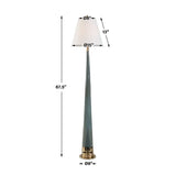 Blue Tapered Ceramic Floor Lamp by Uttermost Riccardi, alternate view 4
