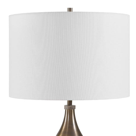 Bronze Base Table Lamp by Uttermost Jereko, alternate view 4
