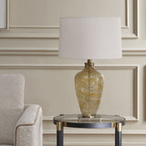 Translucent Glass Table Lamp by Uttermost Rainer, alternate view 6